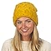 Turtle Fur - Women's Norita Fleece Lined Hand Knit Slouchy Beanie, Garnet