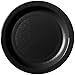 Cambro 725CWNR110 Black Camwear 7" Narrow Rim Plate - 48 / CS