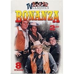TV Classics Collector's Edition: Bonanza ~ Box Set ~ 8 TV Episodes on 2 DVDs with Slipcase. Episodes include: Feet of Clay, The Last Viking, Bitter Water, The Savage, Showdown, San Francisco Holiday, The Mill and Escape To The Ponderosa
