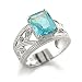 Jewelry - Aquamarine CZ Ring