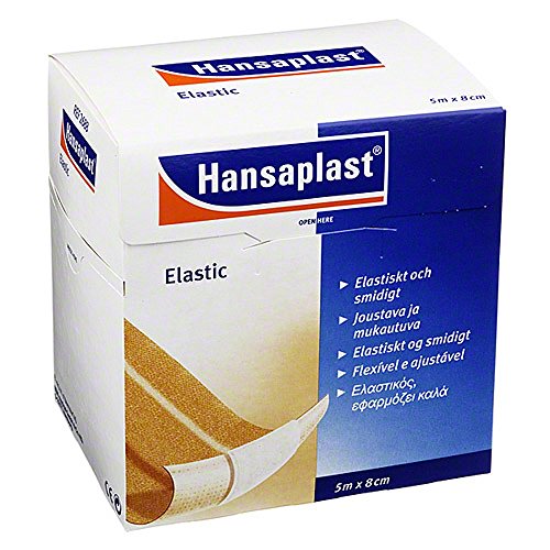 Hansaplast Elastic Pflaster 5mx8cm 1 stk