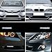 Euro Style Super White 8 LED Daytime Running Light Kit for BMW