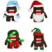 Domo Kun 6" Holiday Plushes (Set of 4)_s-1