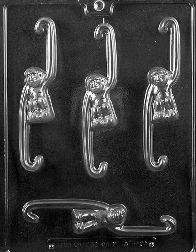 Animals HANGING MONKEYS Chocolate Candy Mold Soap Good Product quality!!