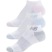 New Balance Women's Lightning Dry Lo-Cut 3-Pack Sock