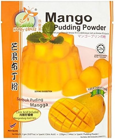 Happy Grass Fruit Pudding Powder-Mango 360g - Pack of 2