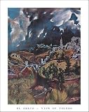 View of Toledo by El Greco - Domenikos Theotokopoulos - 28 x 22
inches - Fine Art Print / Poster