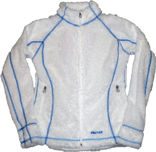 Marmot Radiant Womens Thermal Fleece Jacket (Medium, White)