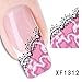 3D Nail Art Tips Stickers False Nail Design Manicure Decals Nail Art Water Nail Art Decal / Tattoo / Sticker