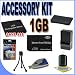 BigVALUEInc Accessory Saver Bundle NP-BG1 for Sony DSCH10, DSCH50, DSCW150, DSCW170, DSCW300, Digital Cameras - Kit Includes - NPBG1 Rechargeable Lithium Ion Replacement Battery - 1GB PRO Duo Memory Stick - Quick-Rapid External Battery Charger - Flexible Mini Table Top Tripod + MORE!