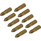 Silverline Coated Phillips Diamond Screwdriver Bits 10pcs No.4 Tool Box Diy