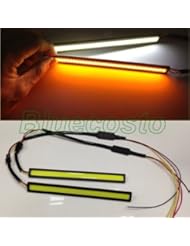 CE: AODE? 2pcs COB 12v Car LED Lights DRL Driving Fog Daytime Running Turn Signal Indicators Lamps Automobile Truck Pilot Sidelights Tail Identification Backup Reversing Parking Lamp for BMW Vw Volkswagen Ford Chevrolet Toyota Honda Hyundai 130073 - BlueCosto