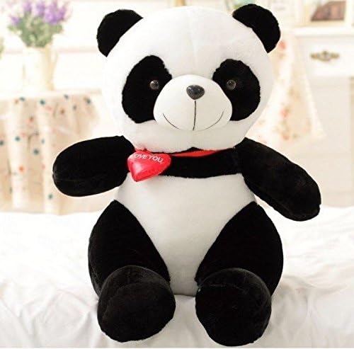 Lomoy I LOVE YOU Super Soft Cuddly Stuffed Animal Plush Panda Toy Giant Big Bear Doll (100cm)