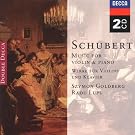 Schubert : Oeuvres pour violon et piano - Sonate 