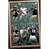 (22x34) NFL Play Callers Tom Brady Eli Peyton Manning Ben Roethlisberger Tony Romo Drew Brees Poster