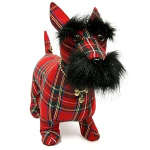 Fuzzy Nation Plaid Scottish Terrier Dog Handbag- Fuzzy Coutour Edition by Fuzzy Nation