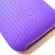 Apple iPhone 3G & 3GS Swirly Line Skin Case Soft Cover Silicone Purple