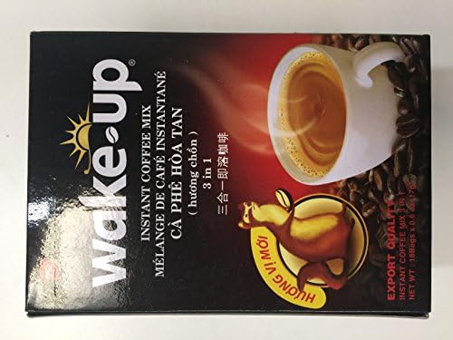 Vinacafe Wake-Up Weasel Instant Coffee Mix, 18 Bags (Single)