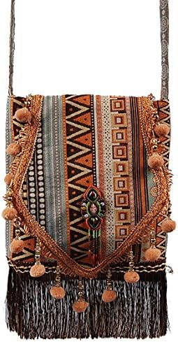 Laila Large Bohemian Cross Body (Yellow)