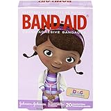 Band-Aid Adhesive Assorted Bandages, Doc Mcstuffins, 20 Count