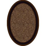 Innovation Zimbala Leopard Print Oval Rug Size: Oval 3'10 x 5'4