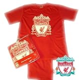 ThePyjamaFactory- Men's Liverpool Crest Short pyjamas - Medium 11