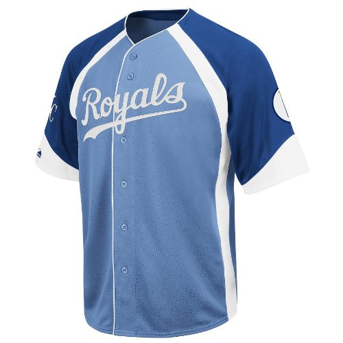 MLB Kansas City Royals Cooperstown Wheelhouse Jersey (Small)