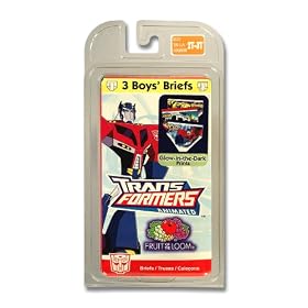 Fruit of the Loom Boys 2-7 Fruit Of The Loom Boys Transformers Animated Toddler Briefs Prints