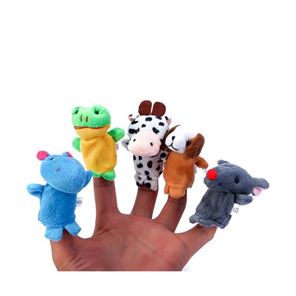 Better line ® 20 Piece Story Time Finger Puppets Set Cloth Puppets