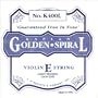 D'Addario Kaplan Golden Spiral Solo Loop End Violin Single E String, 4/4 Scale, Light Tension