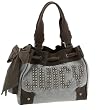 Juicy Couture Studs Velour Daydreamer Purse Heather Cozy