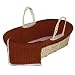 Tadpoles Classics Gingham Cable Knit Moses Basket