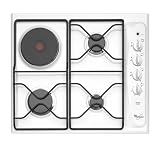 Whirlpool - AKM261WH - Table de Cuisson Mixte - 58 cm - Blanc