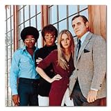 The Mod Squad Color Box Canvas Print Gallery Wrapped - 12x12 Inches (Michael Cole Tige Andrews)