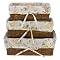 Crown Crafts Classic Pooh 3-pc Nursery Basket Set - Sage