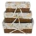 Baby : Crown Crafts Classic Pooh™ 3-pc Nursery Basket Set - Sage