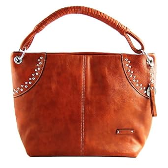 Womens Faux Leather Rina Rich Complete Delight Shoulder Handbag Purse (different colors available)