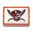 Lucks Edible Image Pirate Skull, 1 ea