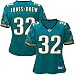 Reebok NFL Equipment Jacksonville Jaguars #32 Maurice Jones-Drew Teal Ladies Replica Football Jersey