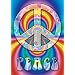 Peace Symbol-Psychedelic, Graphic Poster Print, 24 by 36-Inch