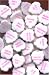White Fluted Wedding Hearts [10lb. Bulk Case]