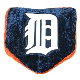 Forever Collectibles Detroit Tigers 16 inch Himo Home Plate Pillow
