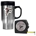 Atlanta Falcons NFL Travel Mug & Tape Measure Gift Set - Primary Logo