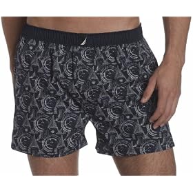 Nautica Men's Nautica Heritage Print Woven Comfort Boxer