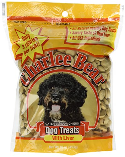 Charlee Bear Dog Treat,32-Ounce, Liver