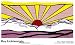 Sunrise, 1965 GenreStyle Art Poster Print by Roy Lichtenstein, 40x24