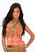 Tribal Girl: Ringed Babydoll Swimsuit Top: Women's Swimsuit Separate by Blue Sky Swimwear