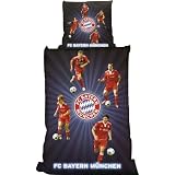 FC Bayern München Fanartikel Bettwäsche Linon Stars 2010 135x200cm
