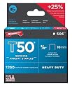 Arrow Fastener 506 Genuine T50 3/8-Inch Staples, 1,250-Pack