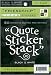 Black And White Clear Sticker Quote Stack 4.875X7 10 Sheets-Friendship